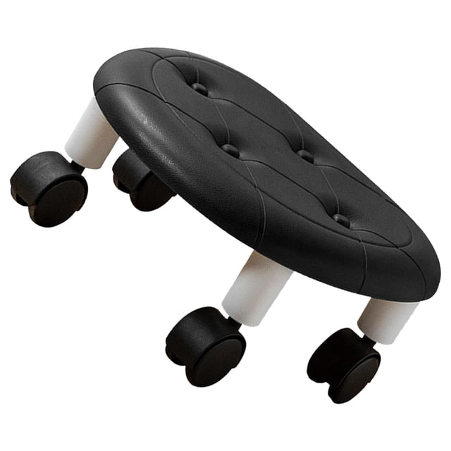 Low Rolling Stools Universal Wheel Small Swivel Stool High Weight Capacity