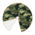 thumbnail image 3 of Kll Camouflage Shark Christmas Tree Skirt 36",Party Decorations Farmhouse For Christmas Decorations Holiday Party, 3 of 8