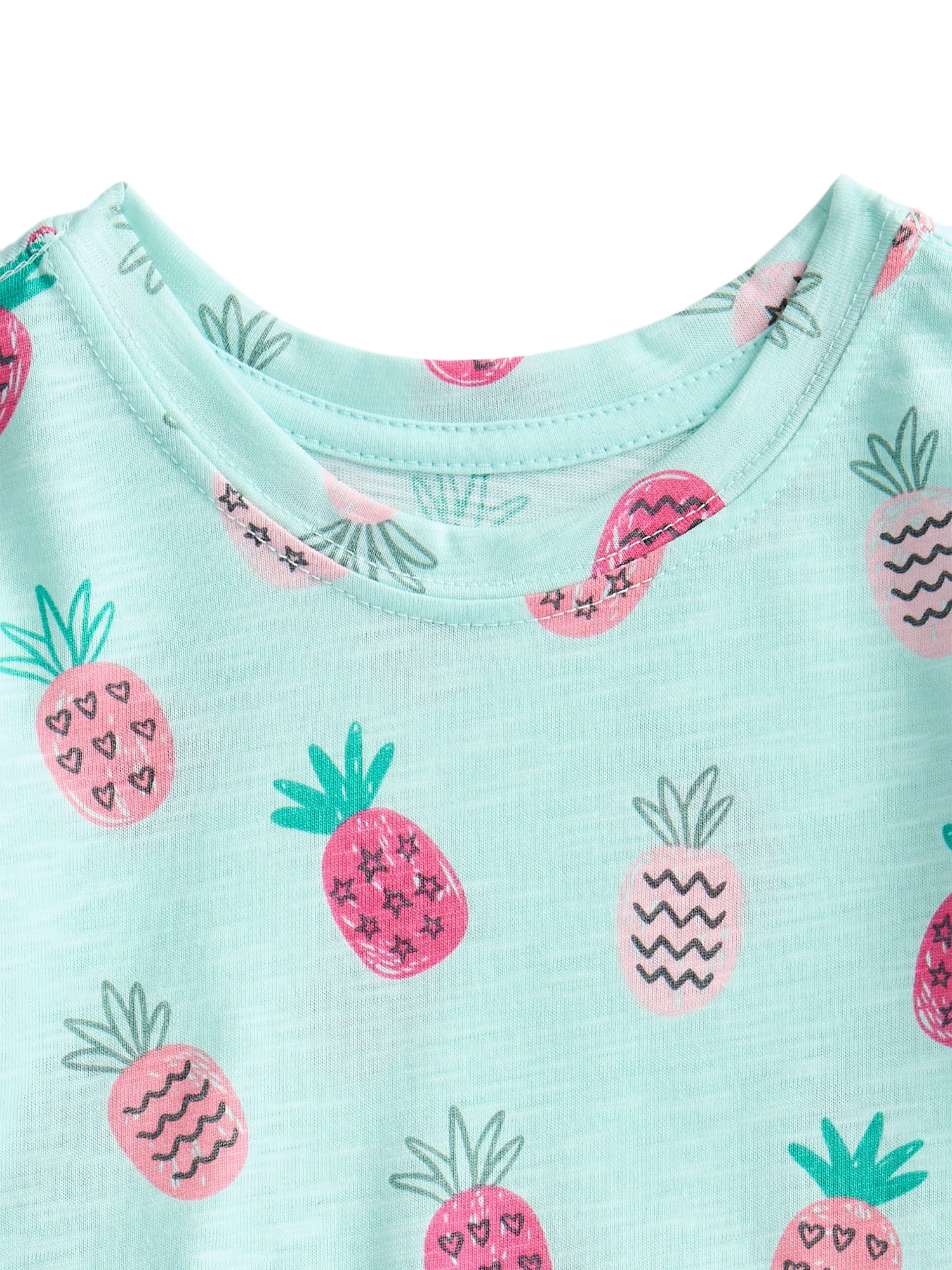 Wonder Nation Baby Girls Peplum Tee, Sizes 0M-24M