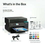 طابعة Supertank اللاسلكية متعددة الألوان Epson EcoTank ET-4950 – أسود