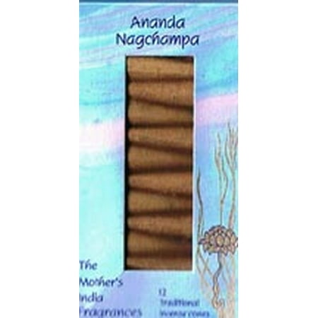 Ananda Nag Champa, Mother's India Fragrances 12 (Best Mehndi Cone In India)