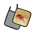 thumbnail image 2 of Carolines Treasures 8230PTHD Crawfish Pair of Pot Holders 7.5HX7.5W multicolor, 2 of 3
