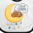 thumbnail image 4 of Inktastic I Love My Grandpa Boys or Girls Baby Bib, 4 of 4