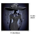 thumbnail image 5 of Elegant Lady DIY Rhinestone Art Kit, Graceful Female Figure Pattern High Quality Canvas Shiny Diamonds Full Partial Drill for Home Wall, 5 of 5