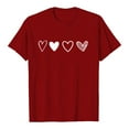 thumbnail image 6 of Goodtrade8 Valentines Womens Shirts Plus Size Love Women Valentine's Day Graphic for Girlfriend Short Sleeve Pullover Tops for Women, 6 of 6