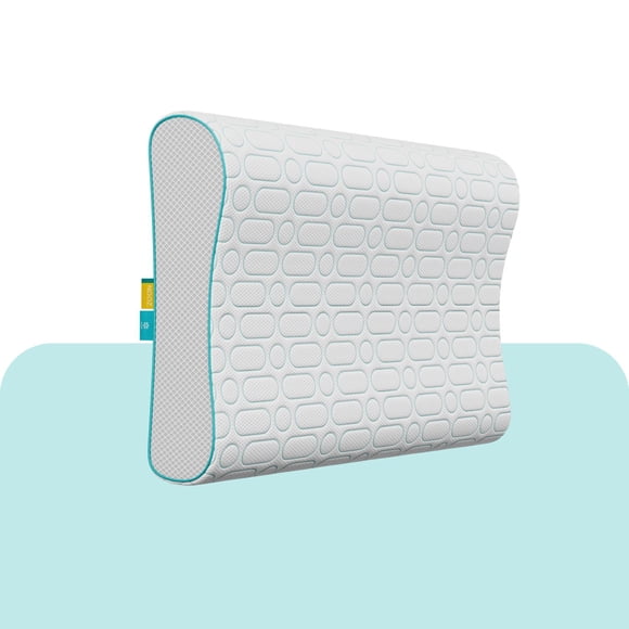 Almohada Nooz Dual Fresh Memory Foam Cervical Doble Altura Soporte Ergonómico Firme Para Cuello Funda Fresca Lavable