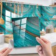 thumbnail image 1 of 20 Pieces Marble Tile Stickers Decorative Adhesive for Bathroom and Kitchen Tile Stickers (Blue,20x20cm), 1 of 5