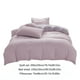 thumbnail image 3 of Juegos de colcha y cubrecama para todas las estaciones: juego de cama de 4 piezas, sábanas lavables de color liso, funda nórdica y fundas de almohada, sábanas de algodón lavado., 3 of 9