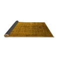 thumbnail image 2 of Ahgly Company Indoor Round Oriental Yellow Industrial Area Rugs, 3' Round, 2 of 4