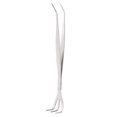 thumbnail image 3 of Soil Farming Tool Silver Root Rake, Bonsai Tool, For Flower Outdoor Plants, 3 of 8