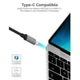 thumbnail image 5 of SABRENT USB Type-C to HDMI 2.1 Adapter | 8K/60Hz & 4K/120Hz with DSC Function | 8K/30Hz & 4K Resolution Without DSC | Thunderbolt 3 Compatible (DA-UCH8), 5 of 7