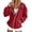 Red, variant on Zip Up Hoodie Women Long Sleeve Light Jackets for Women Fall and Winter Casual Hooded Sweatshirts