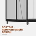 thumbnail image 5 of Clouddwell 4x6 Outdoor Greenhouse, Polycarbonate Panels with Sturdy Aluminum Frame, 5 of 6
