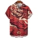 thumbnail image 3 of Camisa hawaiana con estampado 3D de dragón oriental chino para hombre, camisetas casuales de manga corta de verano, camisetas holgadas de gran tamaño, 3 of 5