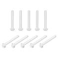thumbnail image 1 of Unique Bargains M4x40mm Plastic Phillips Bolts PC Pan Head Machine Screws Transparent 50 Pack, 1 of 5