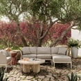 thumbnail image 2 of Kapri Taupe Modular Outdoor Armless Chair, 2 of 5