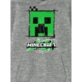 thumbnail image 3 of Minecraft Kids Graphic Fleece Hoodie with Long Sleeves, Sizes 6-18, 3 of 4