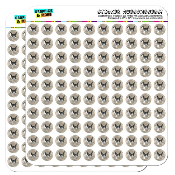 Siberian Husky Pet Dog 1/2" (0.5") Scrapbooking Crafting Stickers