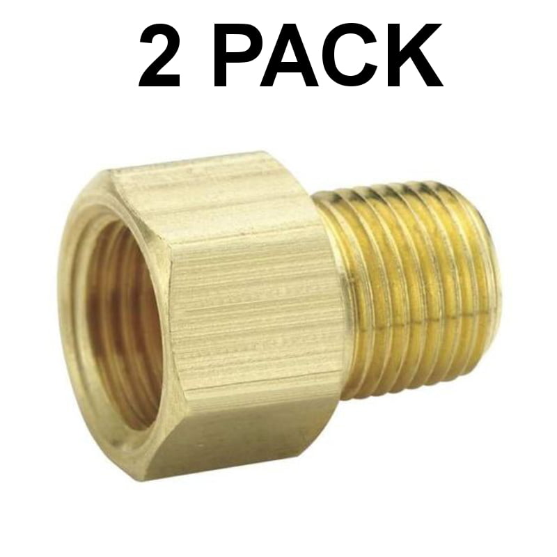 2 3/8" Inverted Flare Tube Female x 1/4" NPT Male Pipe Thread Adapters