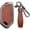 A Brown, variant on Key Fob Cover Compatible with Kia Telluride Sorento K3 K4 K5 K5GT-LINE K8 Sportage Carnival EV6 EV9 Picanto Morning 2022-2026 5 Button Keychain Case Holder Protector,A Black