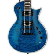 ESP LTD EC-1000 Piezo Electric Guitar (See Thru Blue)