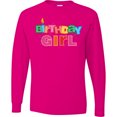 thumbnail image 3 of Inktastic Birthday Girl Letters Long Sleeve T-Shirt, 3 of 5