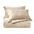 thumbnail image 4 of Rochelle Outline Floral Latte 2-Piece Crushed Velvet Comforter Set - Twin, 4 of 6