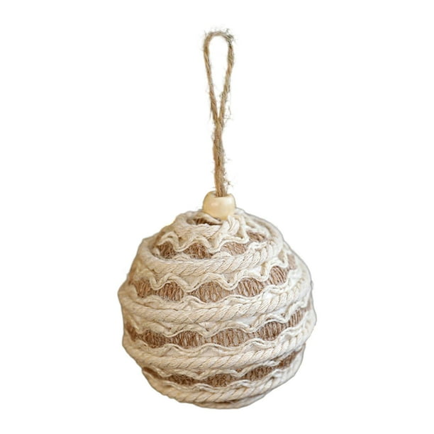 Adorno de bola de , decoración navideña de granja, adorno navideño DIY, colgante para festival, dormitorio, sala de estar, puerta y pared. Estilo A
