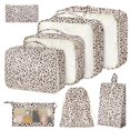thumbnail image 1 of Juego de cubos de embalaje hatisan de 8 piezas para maletas Leopard, 1 of 7