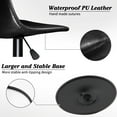 thumbnail image 6 of Waleaf Swivel Counter Height Bar Stools with Back Set of 2,Adjustable Dining Barstools with Footrest, 6 of 7