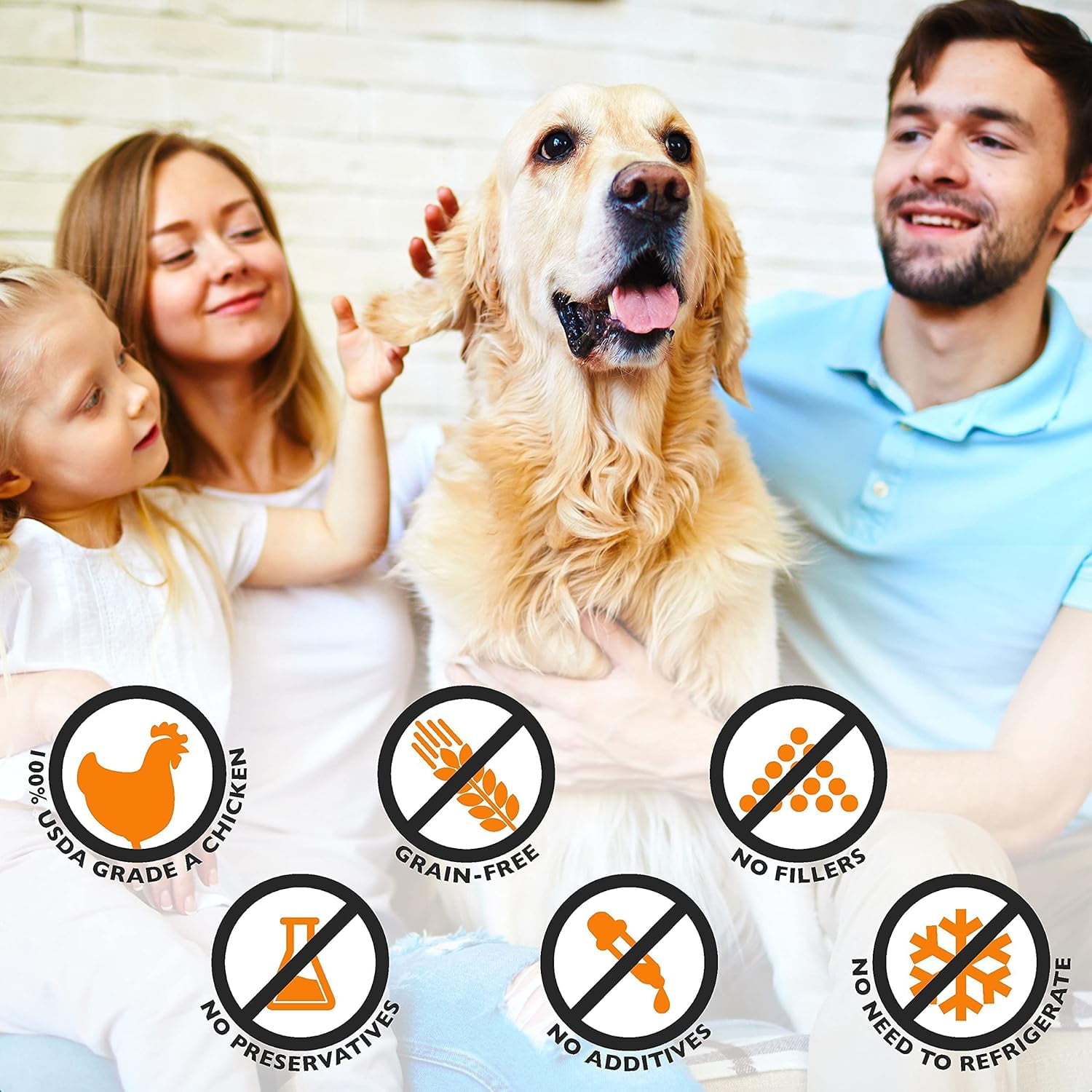 EBPP Chicken Jerky Strips Dog Training Treats, 8 oz
