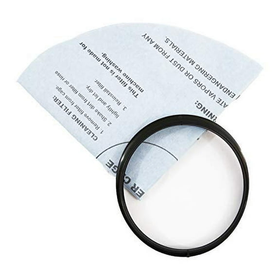 4Yourhome 3 pack Reusable Dry Filter and Mounting Ring designed for Shop Vac