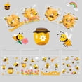 thumbnail image 1 of 100 bolsas de embalaje con temática de abeja amarilla for regalos y fiestas, bolsas OPP autoadhesivas, 1 of 6
