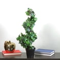 thumbnail image 2 of Northlight 1.8 FT Green and Black Potted Ivy Spiral Topiary Artificial Christmas Tree - Unlit, 2 of 3