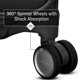 thumbnail image 4 of Ruedas Samsonite Uplift Softside Spinner para equipaje, 25 pulgadas, negras, 4 of 7