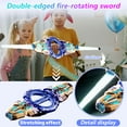 thumbnail image 5 of 1Pc Led Lightsaber Toy - Retractable Double - Edged Laser Sword With Colorful Lights, Rotating Blade, Usb - C Rechargeable, Purple & Green Design - For ,, 5 of 5