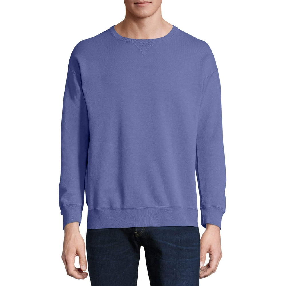Hanes - Hanes Men's ComfortWash Garment Dyed Fleece Sweatshirt ...