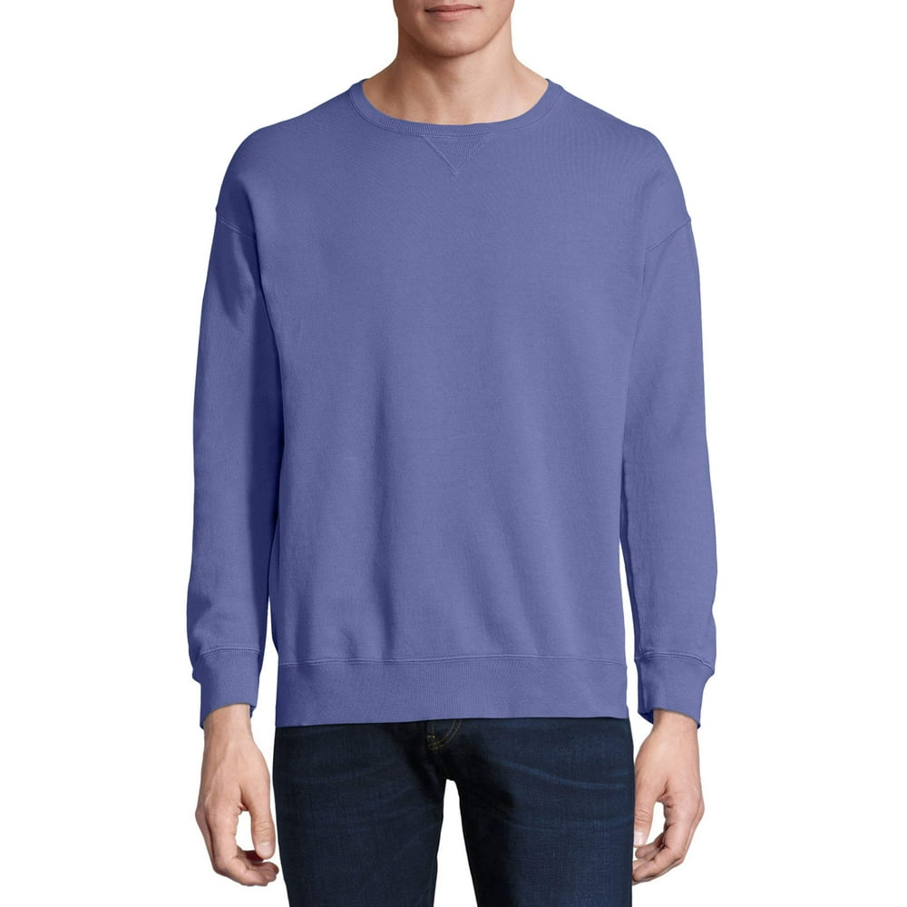 Hanes - Hanes Men's ComfortWash Garment Dyed Fleece Sweatshirt - Walmart.com - Walmart.com