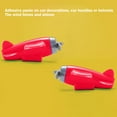thumbnail image 4 of Motorcycle Helmet Ornament, Rotatable Airplane Motorcycle Decoration, Plastic Wind Spinner Small Plane Accessory for Helmets Bikes Easy Installation, Red, 4 of 6