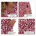 thumbnail image 3 of OutfitShow Women Maxi Dress with Pockets Casual Short Sleeve V-Neck Summer Dress, 3 of 7