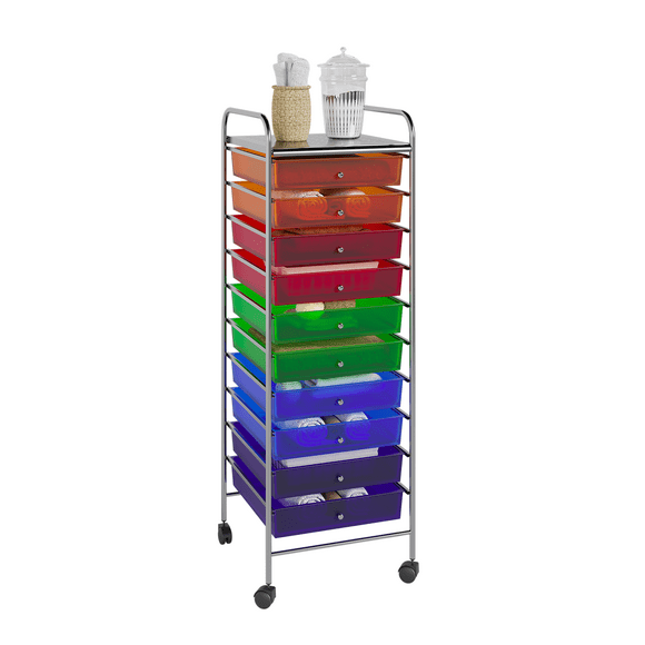 Mubson Carrito Organizador de 10 Cajones Cestio Multicolor