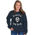 thumbnail image 5 of Unite or Die Defend Freedom Patriotic Unisex Plus Fleece Graphic Sweatshirt Brisco Brands 5X, 5 of 6