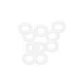thumbnail image 5 of Uxcell 6mm OD 3mm ID 1.5mm Width Silicone Seal O-Rings White 10 Pack, 5 of 5