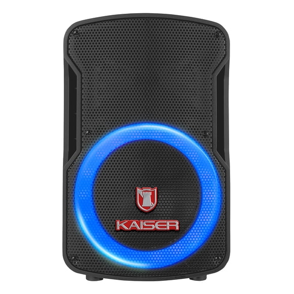 Bafle Profesional Buetooth Kaiser MSA-7908MX de 8 Pulgadas con Micrófono Alámbrico con 25W RMS y Radio FM