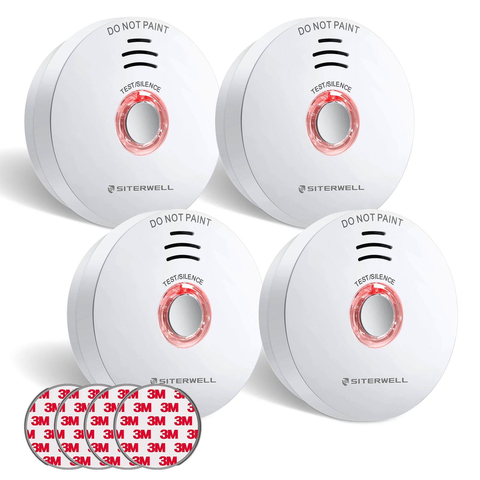 SITERWELL Smoke Detector , 10year Smoke Alarm with Builtin 3V Battery