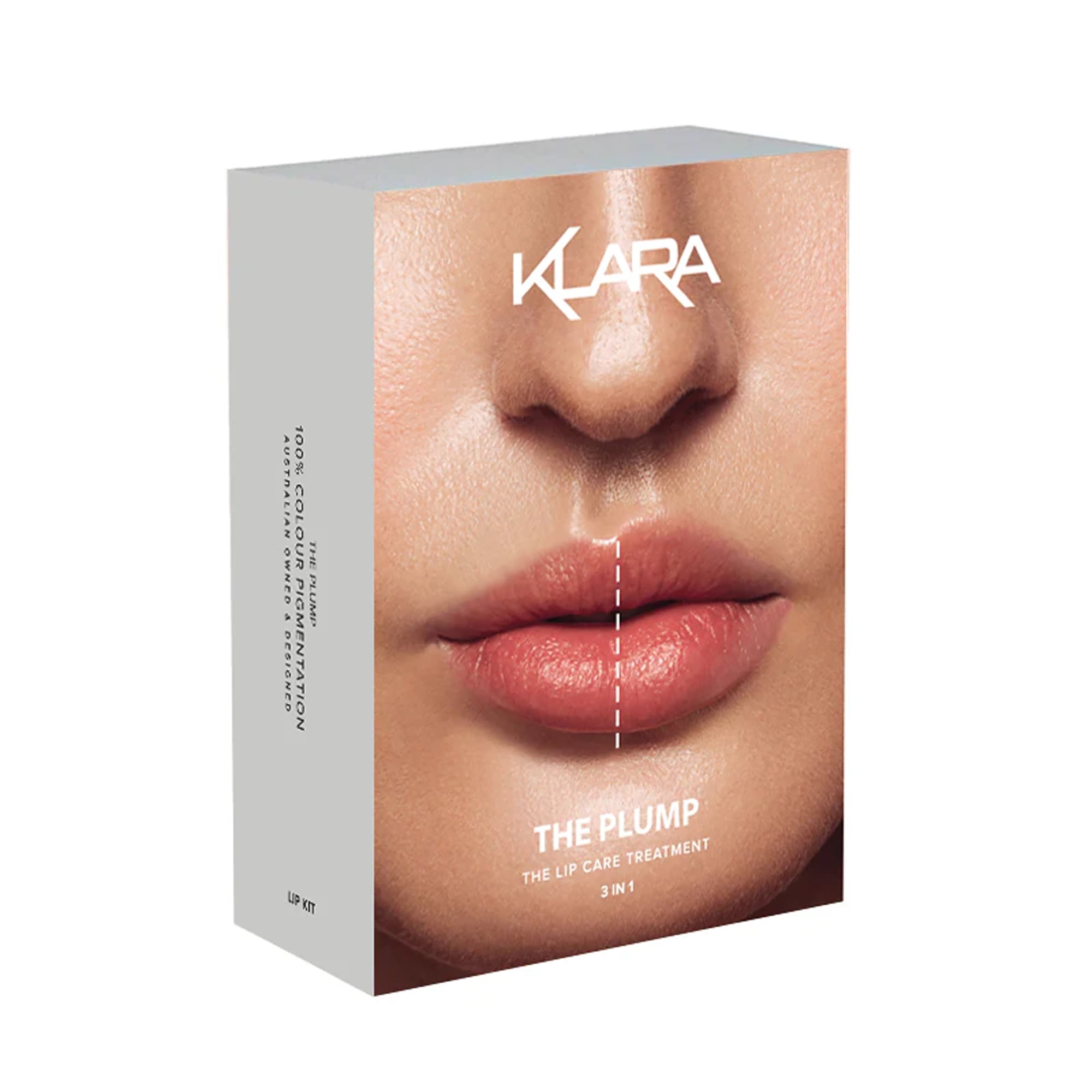 Klara Cosmetics The Plump Lip Care Treatment Kit, Lip Care Products, 3 Pc