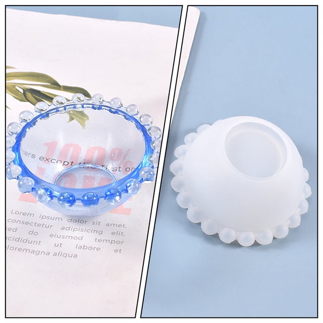 Hytrove 1Ensemble Moule à Bijoux Blanc pour Moulage en Résine Époxy Usage Domestique