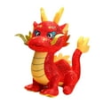 thumbnail image 1 of Dragón chino de peluche de dragón de peluche, ligero y lindo dragón de juguete de peluche muñeca de dragón para accesorios de ropa de cama de fiesta, 1 of 8