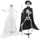 thumbnail image 1 of Pareja de esqueletos góticos Wocst de 165 cm para decoración de Halloween, 1 of 8