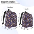 thumbnail image 3 of KLL Gnomes And Houses Print Travel Laptop Backpack - College Backpack Business Work Bag Nurse Bag Casual Daypack for Weekender Business Hiking -Small, 3 of 6